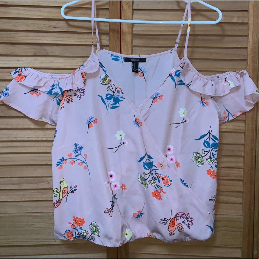 F21 | Open shoulder blouse